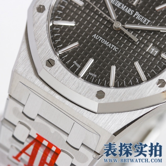 OR factory new product Audemars PiguetRoyal Oakblack dial factory high-quality replicaAp15400st watch details
