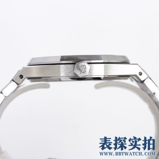 OR factory new product Audemars PiguetRoyal Oakblack dial factory high-quality replicaAp15400st watch side