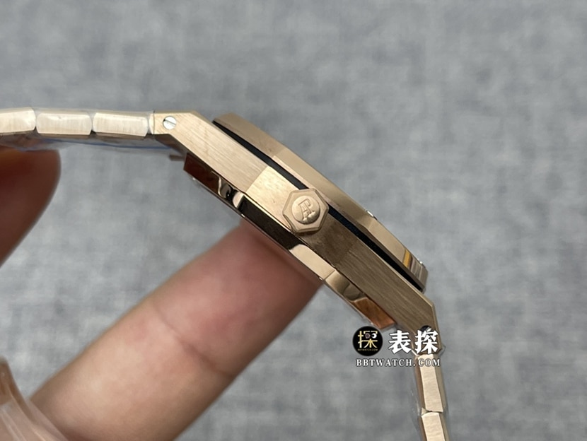 8F factory Audemars PiguetRoyal Oak77351top-tier 1:1high-quality watch ladies silver dialsteel bracelet model pictures and prices side live photo