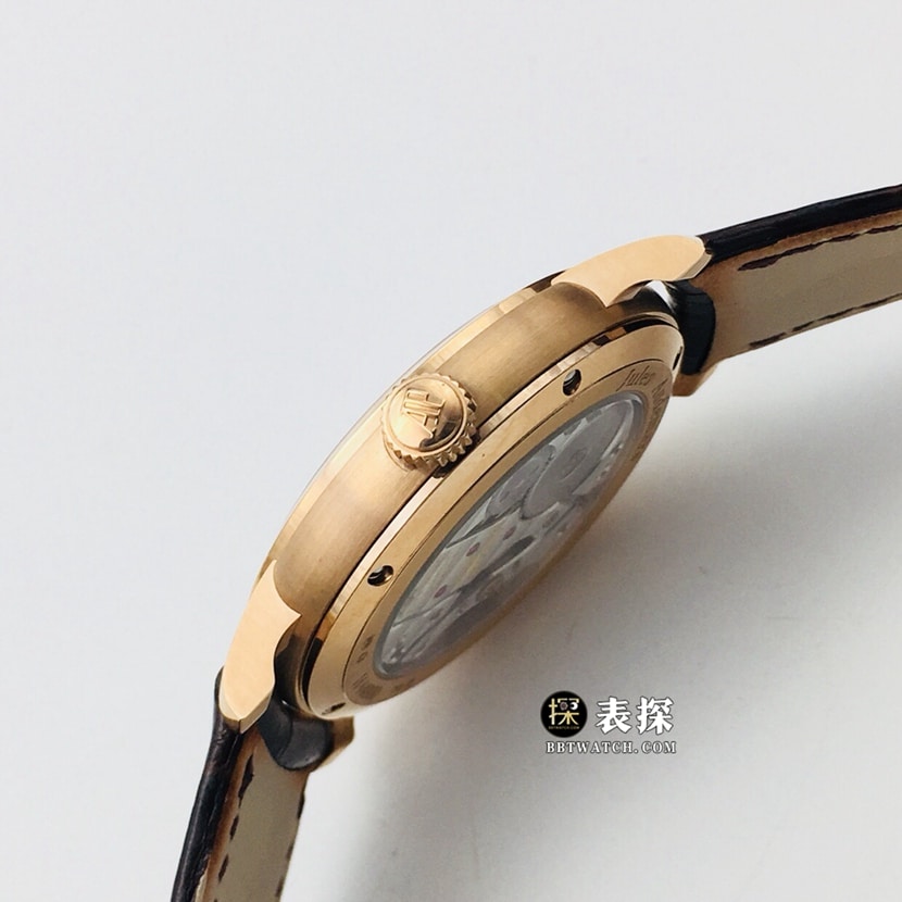 TW factory Audemars Piguettop-tier 1:1high-quality watch men's dark brown dial small seconds leather strap model pictures and prices side live photo