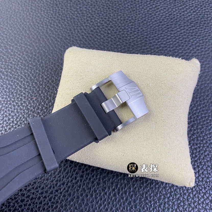 APF factory Audemars PiguetRoyal Oak offshore 26400top-tier 1:1super watch men's black panda disc rubber model pictures and prices clasplive photos