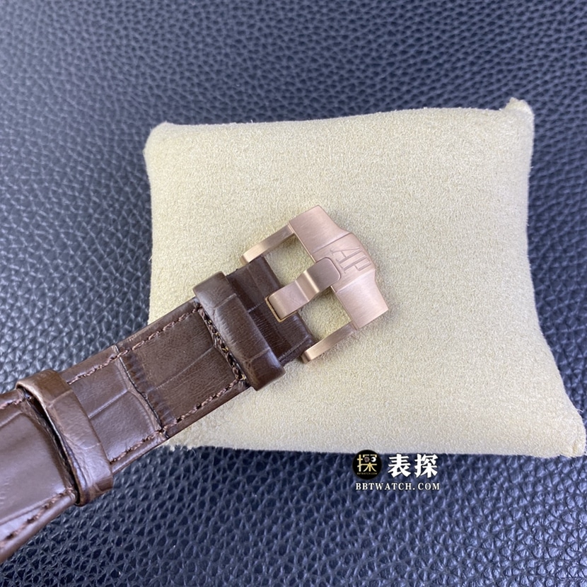 APF factory Audemars PiguetRoyal Oak offshore type 26470 top-tier watch men's coffee panda plate leather strap model pictures and prices clasplive photos