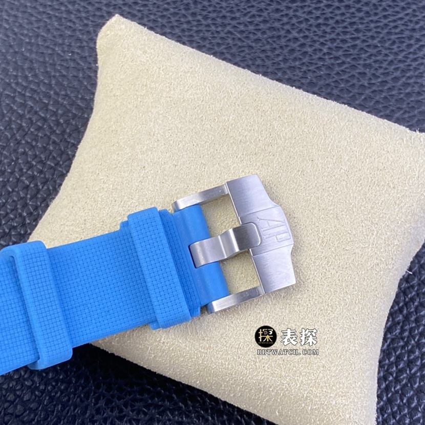 APF factory Audemars PiguetRoyal Oak offshore type 26238super watch men's blue dial rubber model pictures and prices clasplive photos