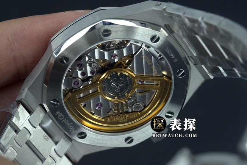 ZF factory Audemars Piguet Royal Oak 15500V2 top collectible watches men's white disk steel strap models pictures and prices back real photo