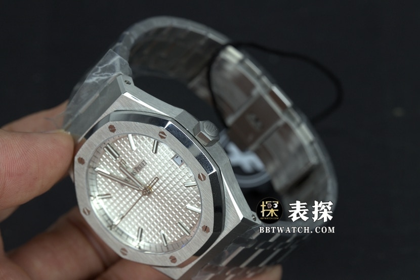 ZF factory Audemars Piguet Royal Oak 15500V2 top collectible watches men's white disk steel strap models pictures and prices overall real picture