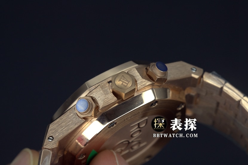 BF factory Audemars PiguetRoyal Oak series 26331ORsuper watch men's blue dialsteel bracelet picture and price side live photo