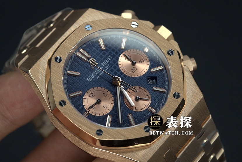 BF factory Audemars PiguetRoyal Oak series 26331ORsuper watch men's blue dialsteel bracelet picture and price front live photo