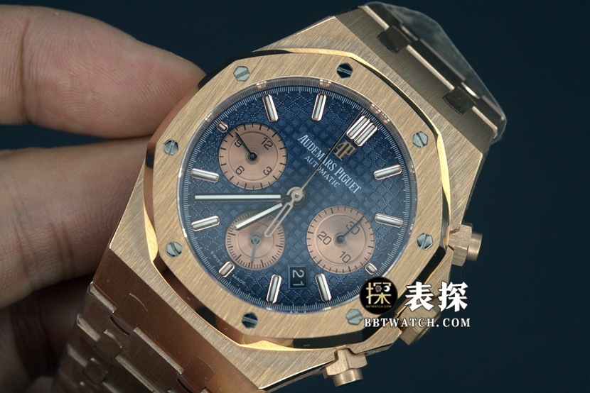 BF factory Audemars PiguetRoyal Oak series 26331ORsuper watch men's blue dialsteel bracelet picture and price front live photo