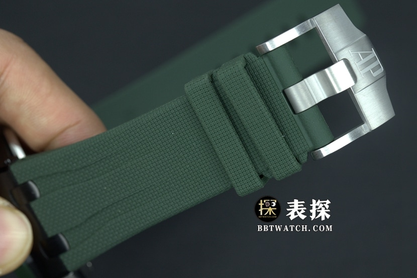 APF factory Audemars PiguetRoyal Oak offshore type 264051:1top-tier watch men's color ceramicgreen dial rubber model pictures and prices braceletlive photos