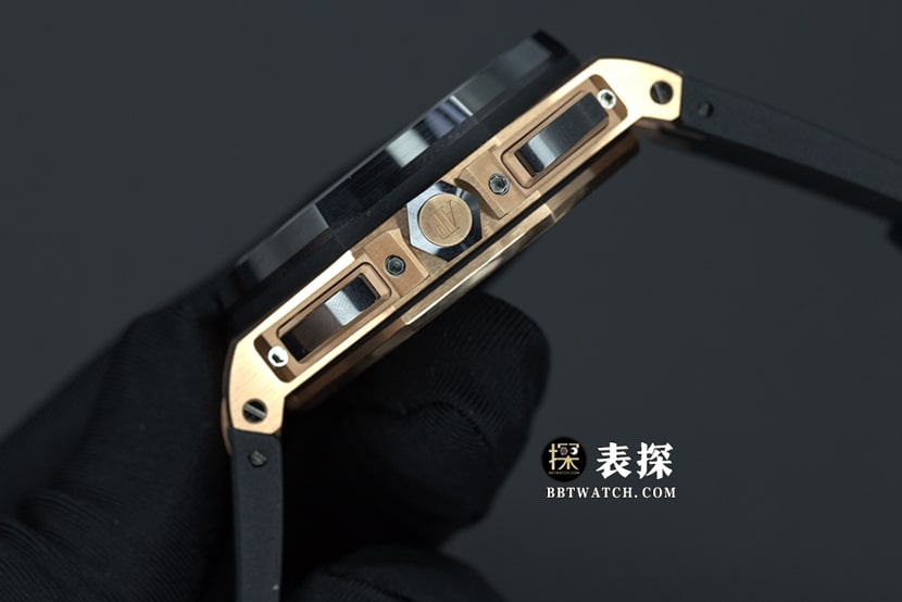 JF factory Audemars PiguetRoyal Oak offshore type 26400top-tier 1:1high-quality watch men's black dial rubber model pictures and prices side live photo