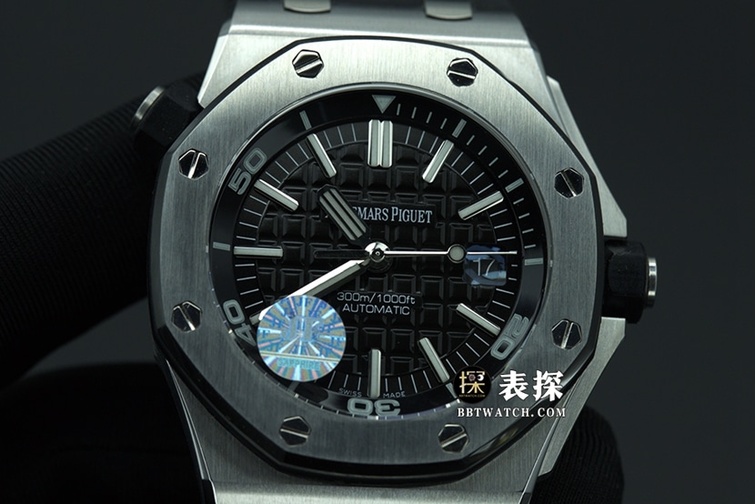 JF factory Audemars PiguetRoyal Oak offshore type 157101:1super watch men's black dial rubber model picture and price front live photo
