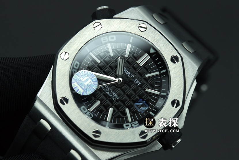 JF factory Audemars PiguetRoyal Oak offshore type 157101:1super watch men's black dial rubber model picture and price front live photo