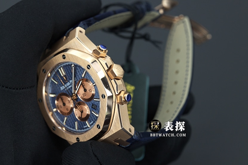 BF factory Audemars PiguetRoyal Oak26331OR1:1super watch men's blue dialleather strap picture and price overall live photos