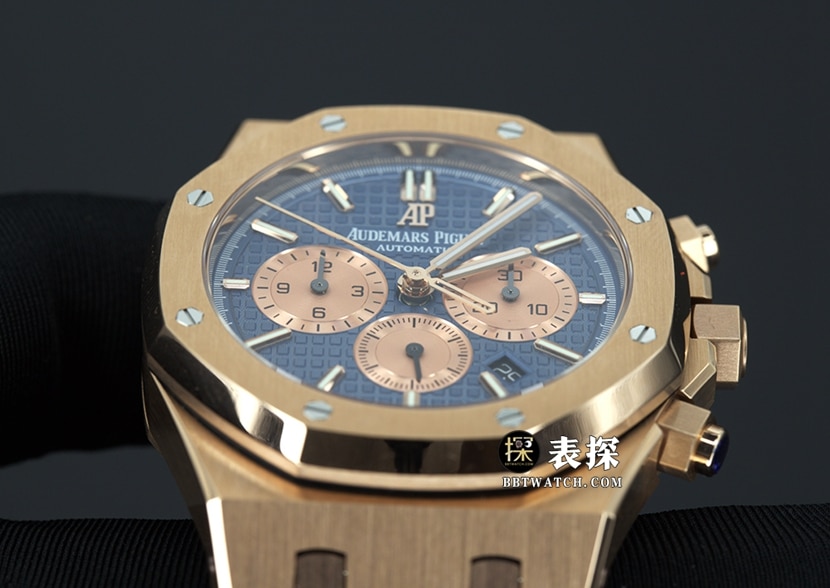 BF factory Audemars PiguetRoyal Oak26331OR1:1super watch men's blue dialleather strap picture and price front live photo
