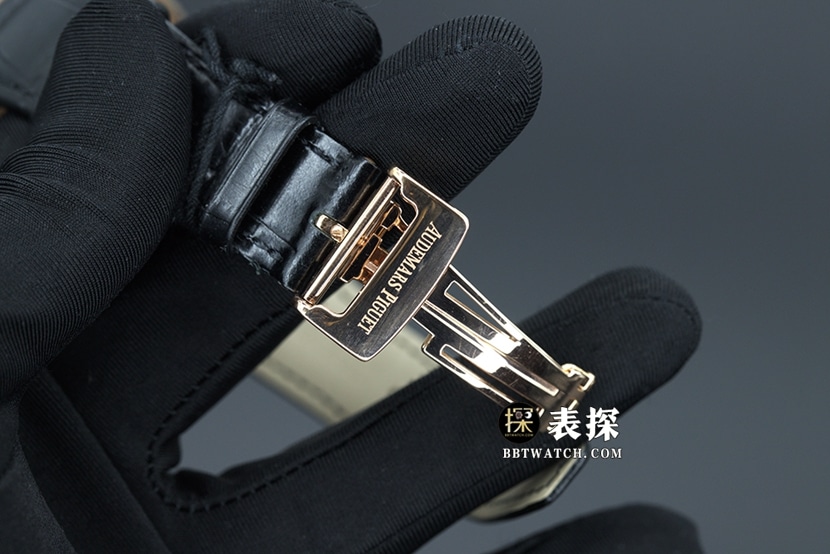 APS factory Audemars PiguetRoyal Oak15500top-tier 1:1super watch men's black dialleather strap pictures and prices clasplive photos