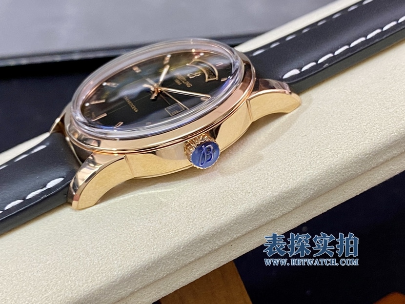 Breitling Transoceanic First Class Watch Side View