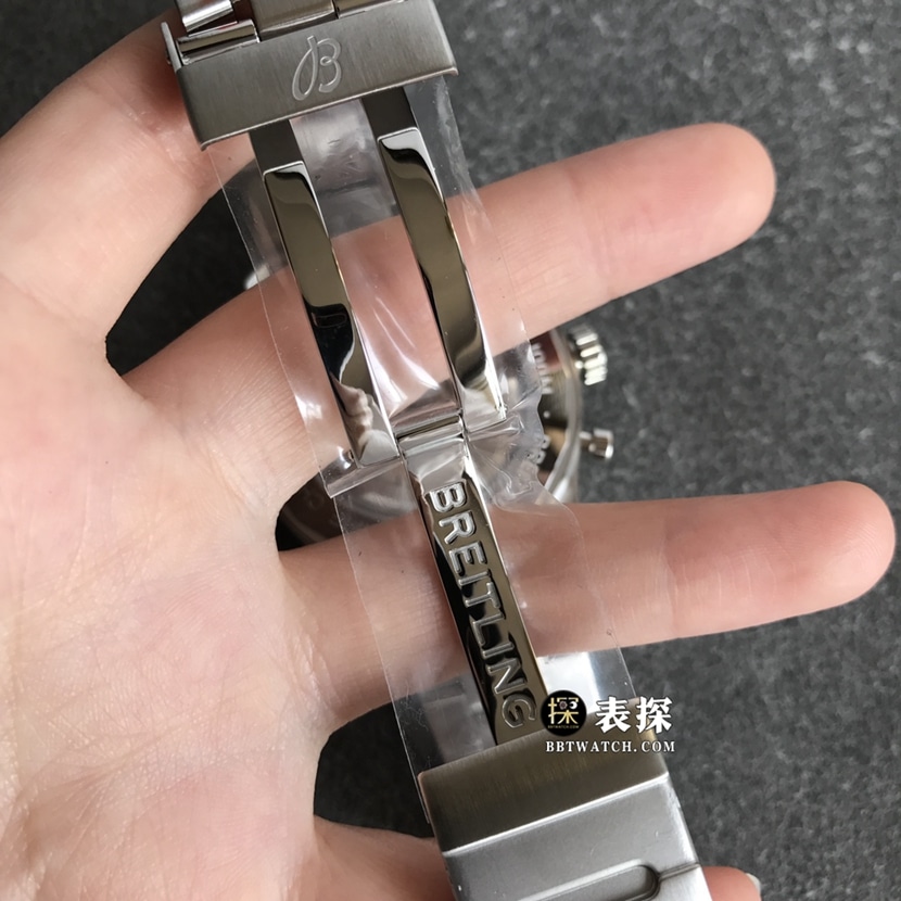 BL factory Breitling Legend Aviation top-tier watch men's black panda disc steel bracelet model pictures and prices clasplive photos