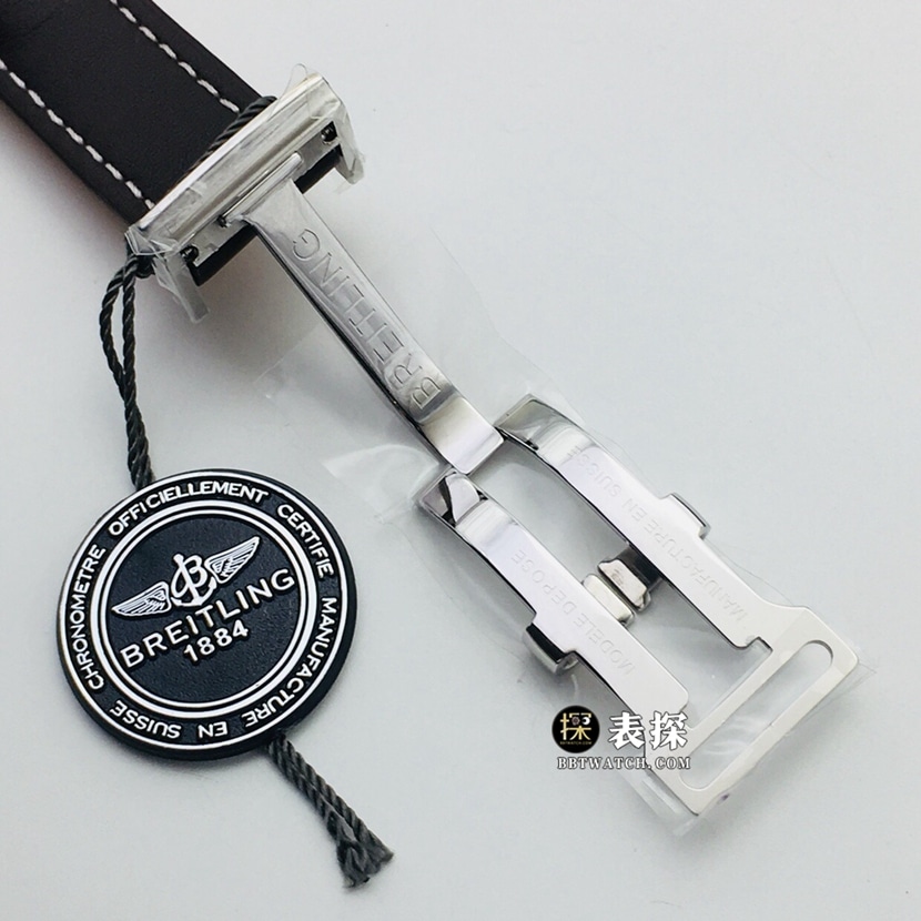GB factory Breitling aviation chronograph1super watch men's white dialleather strap model pictures and prices clasplive photos