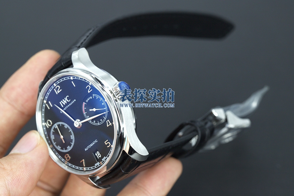 ZF FactoryIWC Portuguese 7replica watch high-end black dial overall picture