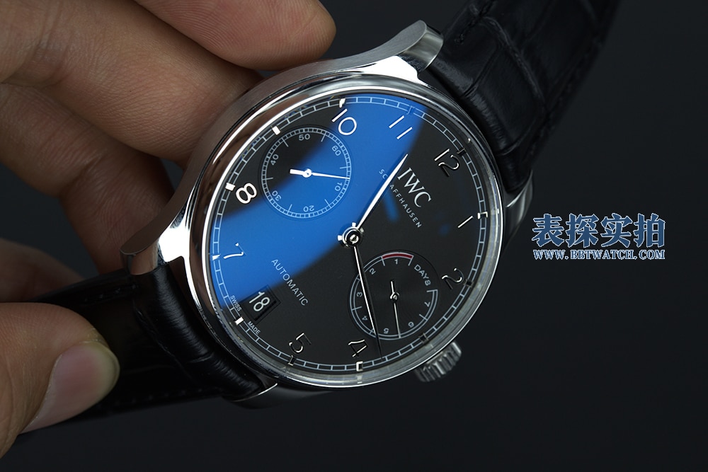 ZF FactoryIWC Portuguese 7replica watch high-end black dial anti-blue light picture