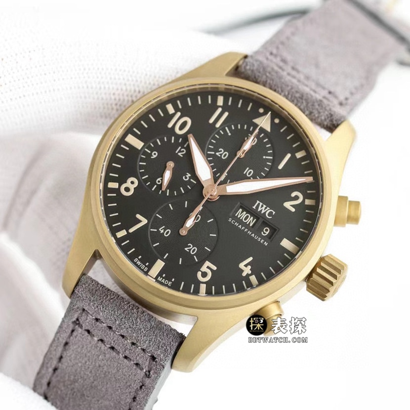 IWCIWC pilot watch IW3879071:1super watch men's black dialleather strap model pictures and prices front live photo