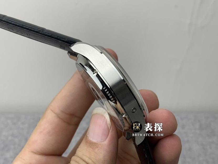 YL factory IWC watch men's Portugal top-tier watch white dialtourbillonleather strap model pictures and prices side live photo