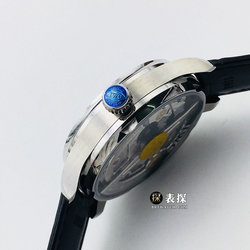 ZF FactoryIWC watch Portuguese watch men's blue dialleather strap model pictures and prices caseback live photo