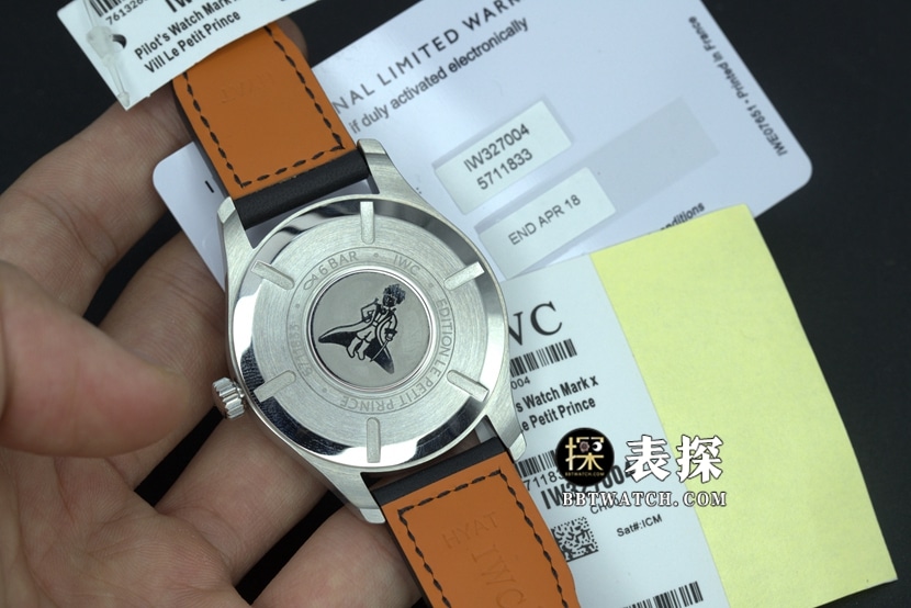A+ factory IWC pilot top-tier watch men's mark twenty blue dialleather strap model pictures and prices caseback live photo