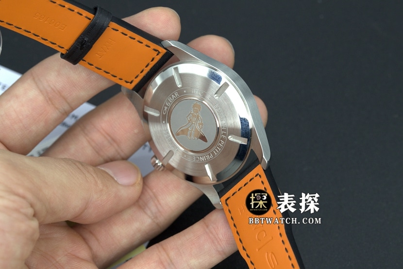 A+ factory IWC pilot top-tier watch men's mark twenty blue dialleather strap model pictures and prices caseback live photo