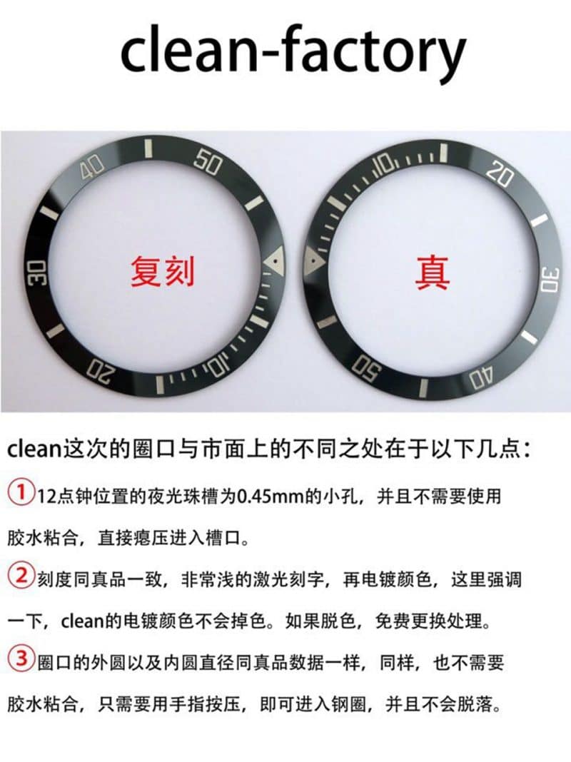 cleanRolexSubmariner ring accessories non-fading bezel picture
