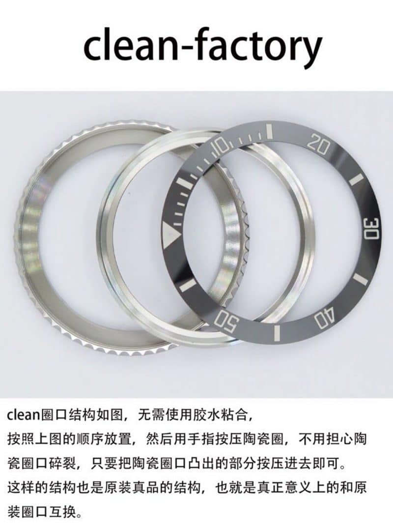 cleanRolexSubmariner ring accessories non-fading bezel picture