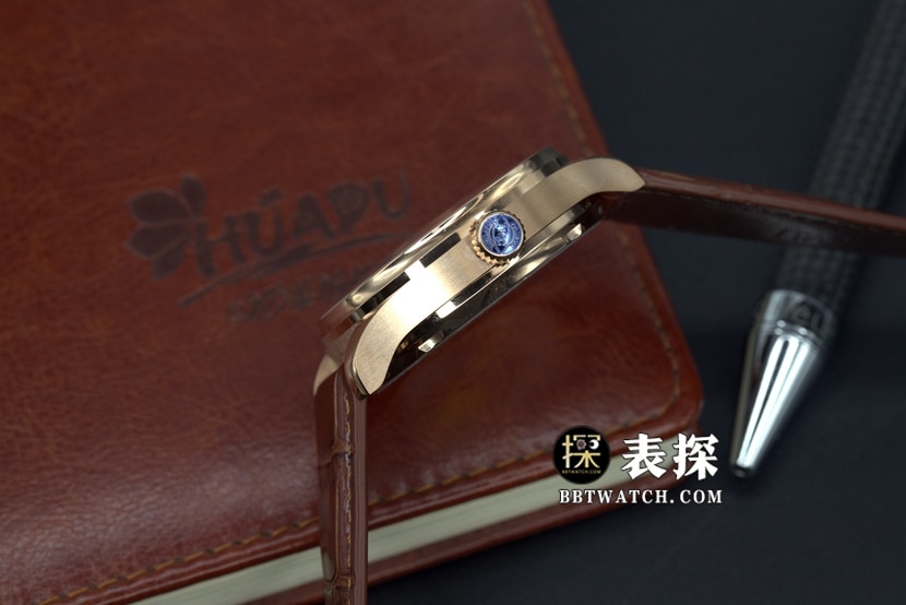 ZF FactoryIWC Portugal top-tier 1:1super watch men's rose gold white leather strap model pictures and prices side live photo