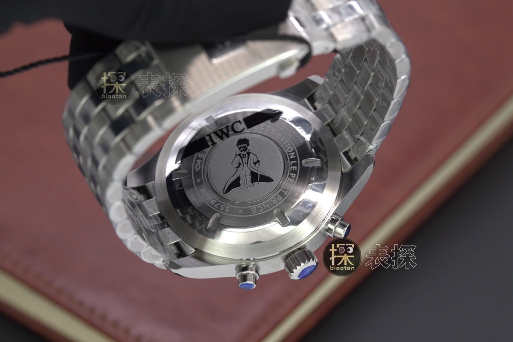 ZF factory universal men's pilot chronograph super A watches blue disk steel strap models IW377717 buckle figure
