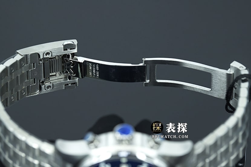 ZF factory Universal Pilot Chronograph IW377717 super A watches men's blue disk steel strap models pictures and prices buckle real picture