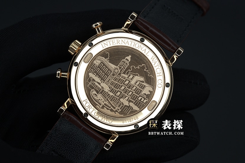Universal Portofino Top collectible watches Men's Mechanical 6-Hand Chronograph White Plate strap models Pictures and Prices Back Actual Pictures