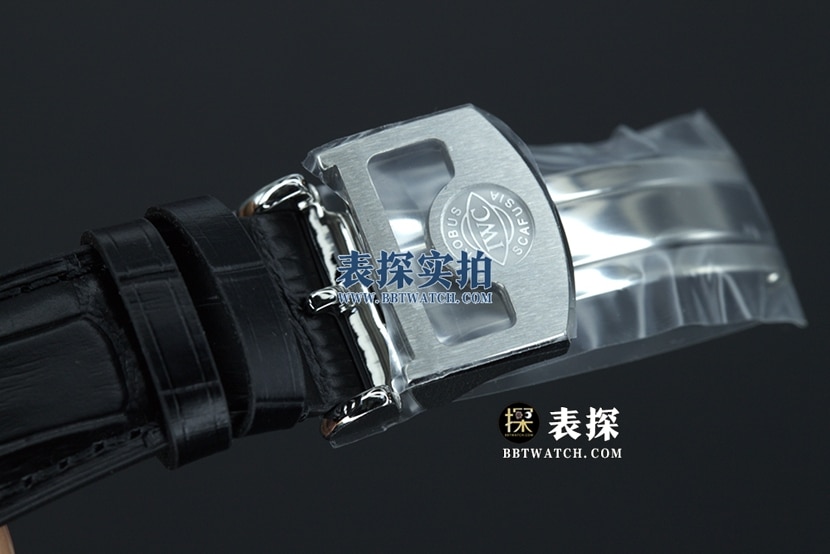 YL factory IWC Portugal top-tier 1:1high-quality watch men's Portuguese seven black dialleather strap pictures and prices clasplive photos