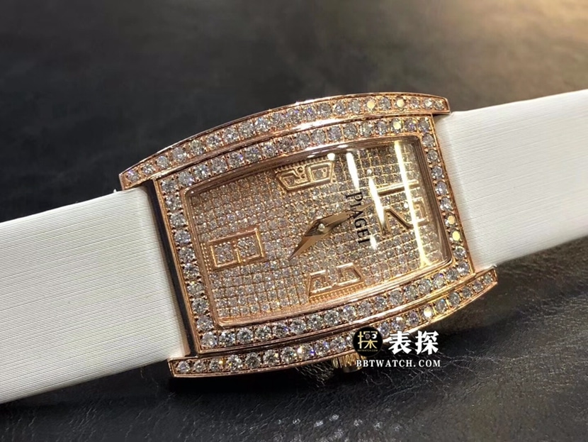 Count Super A Watch for Women, Rose Gold Diamond Dial Leather Strap Model, Real Product Photos and Price