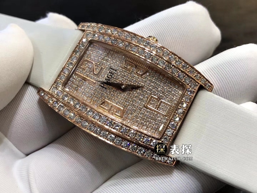 Count Super A Watch for Women, Rose Gold Diamond Dial Leather Strap Model, Real Product Photos and Price