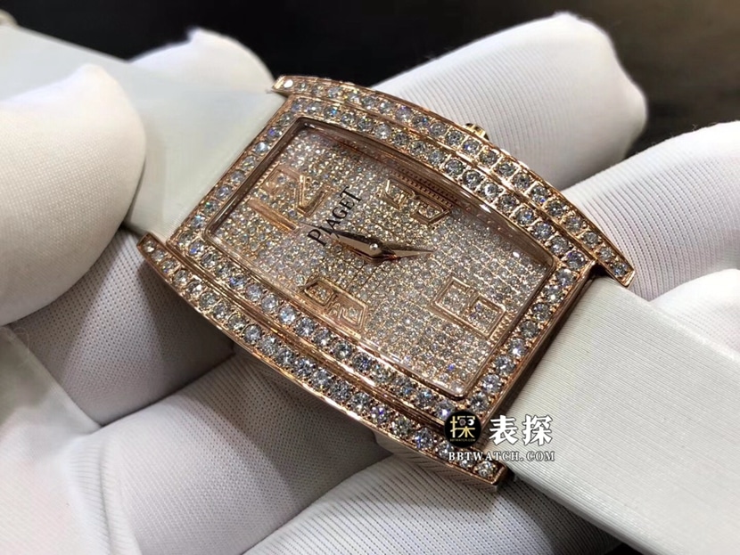 Count Super A Watch for Women, Rose Gold Diamond Dial Leather Strap Model, Real Product Photos and Price