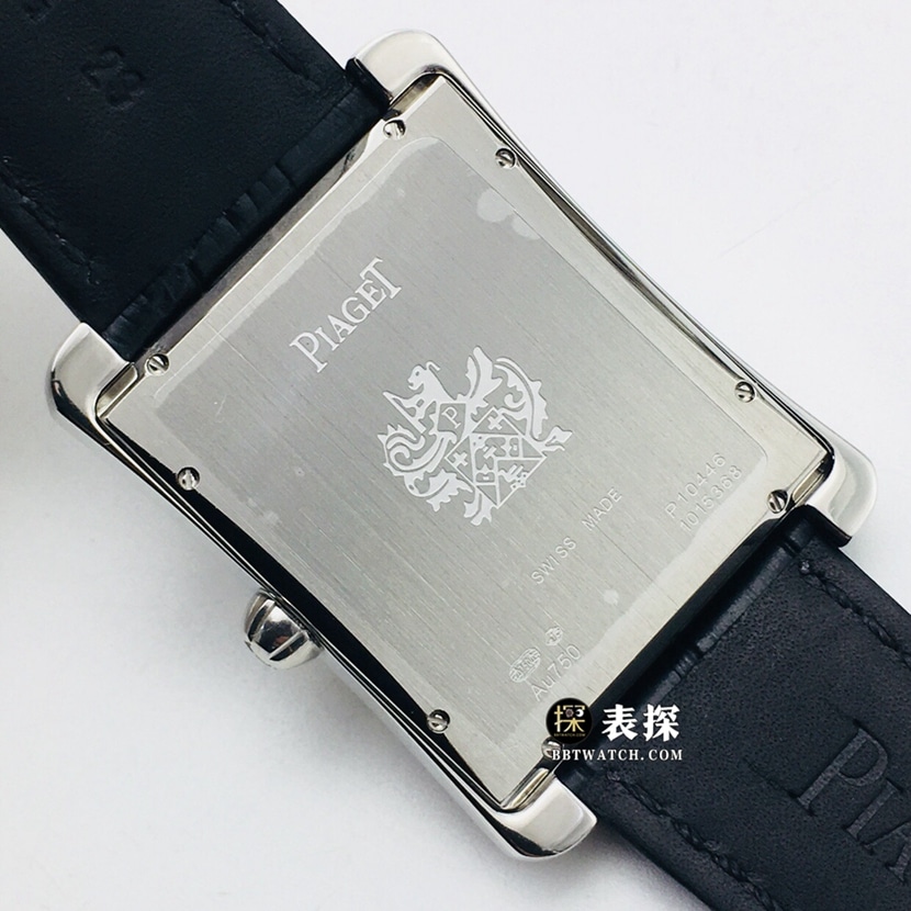 KZ factory Piaget G0A32120top-tier 1:1super watch men's silver gray plate leather strap model picture and price caseback live photo