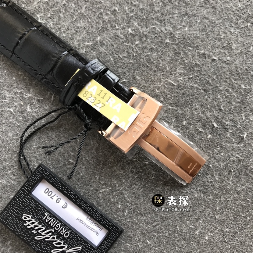 GL factory Glashütte Original MP watch men's white dialmoon phaserose goldleather strap picture and price clasplive photos