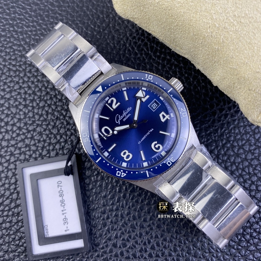 Glashütte Original top-tier watch men's blue dialsteel bracelet picture and price front live photo