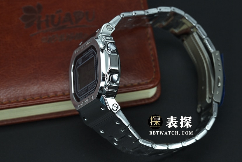 Casio watch men's square dialsteel bracelet picture and price side live photo