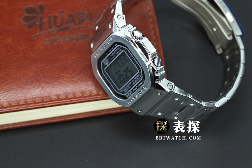 Casio watch men's square dialsteel bracelet picture and price side live photo