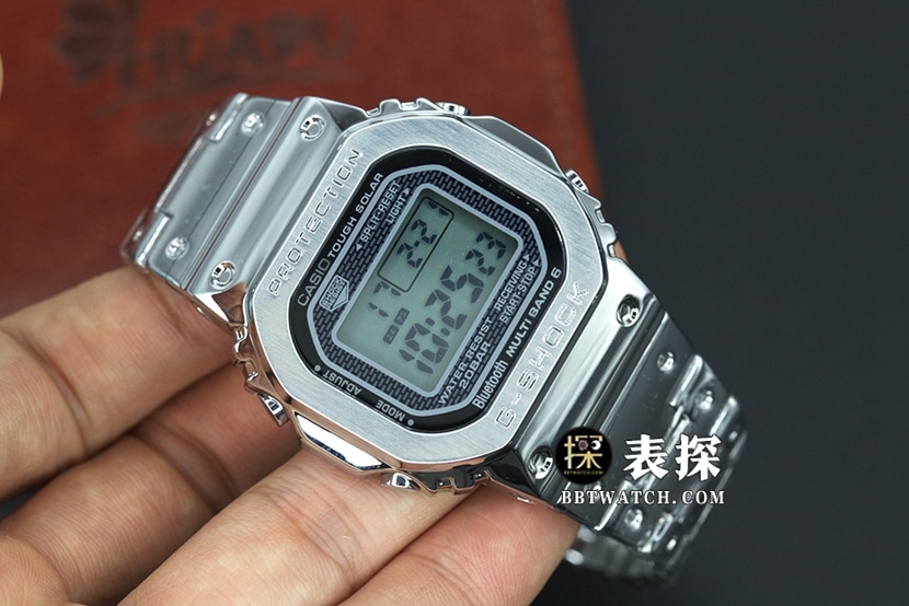 Casio watch men's square dialsteel bracelet picture and price front live photo