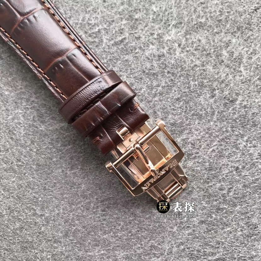 TTC factory Blancpain classic 62631:1 watch men's white dial full date displaymoon phaseleather strap model pictures and prices clasplive photos
