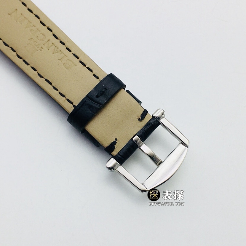 AN FactoryBlancpain classic top-tier watch women's white dialleather strap model pictures and prices clasplive photos