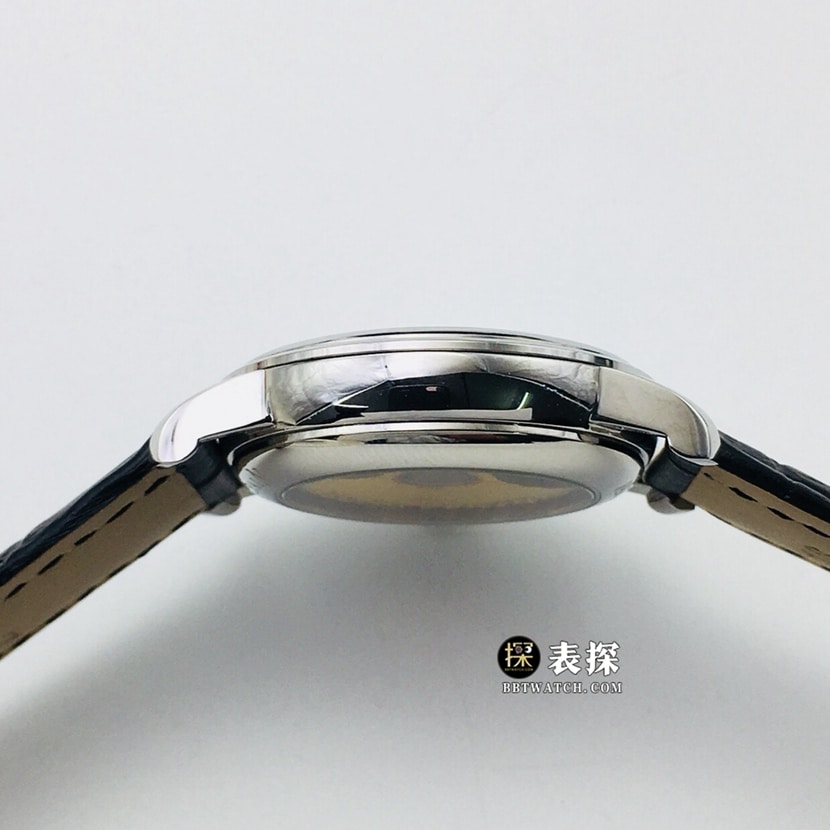 AN FactoryBlancpain classic top-tier watch women's white dialleather strap model pictures and prices side live photo