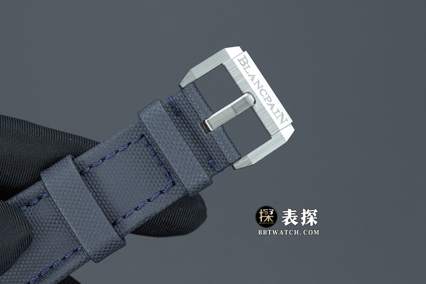 GF FactoryBlancpain Fifty Fathoms top-tier watch men's blue dialleather strap model pictures and prices clasplive photos