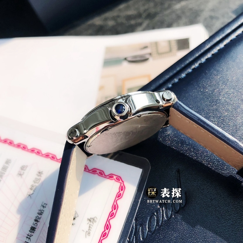Chopard women's starry sky inner diamond top-tier watch dark blue dialleather strap model pictures and prices side live photo